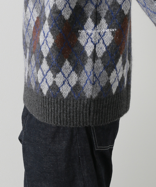 POP TRADING COMPANY（ポップトレーディングカンパニー）の「【POP TRADING COMPANY】burlington knitted（ニット/セーター・メンズ・チャコールグレー・LARGE/X-LARGE）」の10枚目の写真