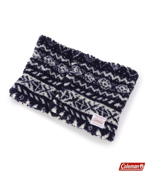 THE SHOP TK （ザ ショップ ティーケー ）の「◆【Coleman/コールマン別注】ボアネックウォーマー（ネックウォーマー/スヌード・メンズ・ネイビー系/ブラック/カーキ/ベージュ・00）」の9枚目の写真