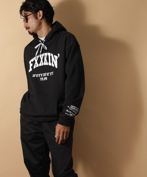 LIBERTY CITY（リバティシティ）の「【LIBERTY CITY/リバティーシティ】 [FXXKIN] スウェット・パーカー（パーカー・メンズ・ベージュ/ブラック・2/3/4）」の22枚目の写真