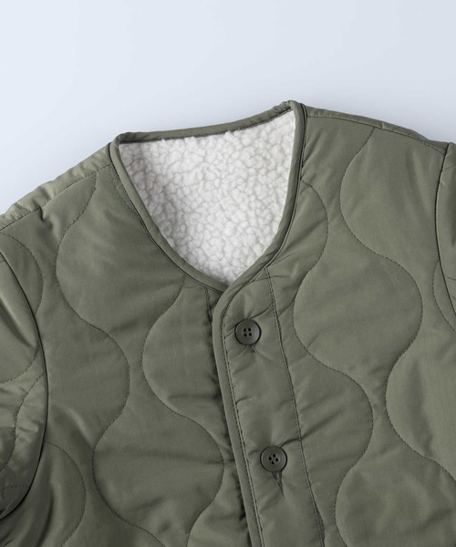 MPS(エムピーエス)の「【MPS】裏ボアキルトジャケット(ダウンジャケット/コート・キッズ・ブラック/カーキブラウン・120/130/140/150/160)」の8枚目の写真
