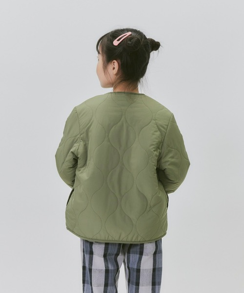 MPS(エムピーエス)の「【MPS】裏ボアキルトジャケット(ダウンジャケット/コート・キッズ・ブラック/カーキブラウン・120/130/140/150/160)」の4枚目の写真