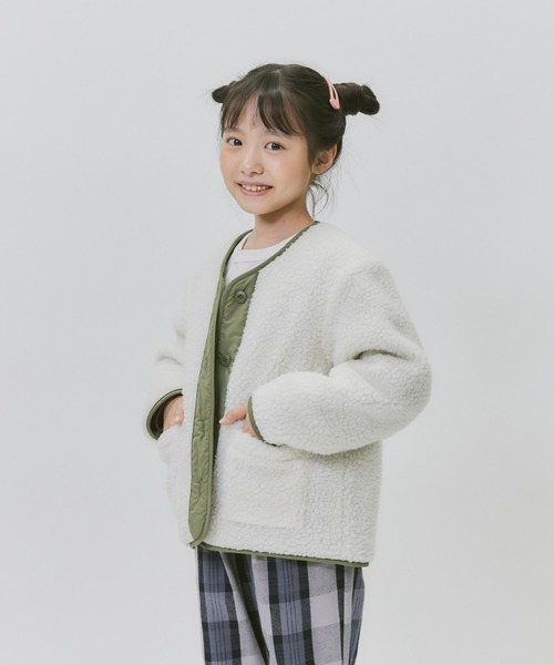 MPS(エムピーエス)の「【MPS】裏ボアキルトジャケット(ダウンジャケット/コート・キッズ・ブラック/カーキブラウン・120/130/140/150/160)」の5枚目の写真