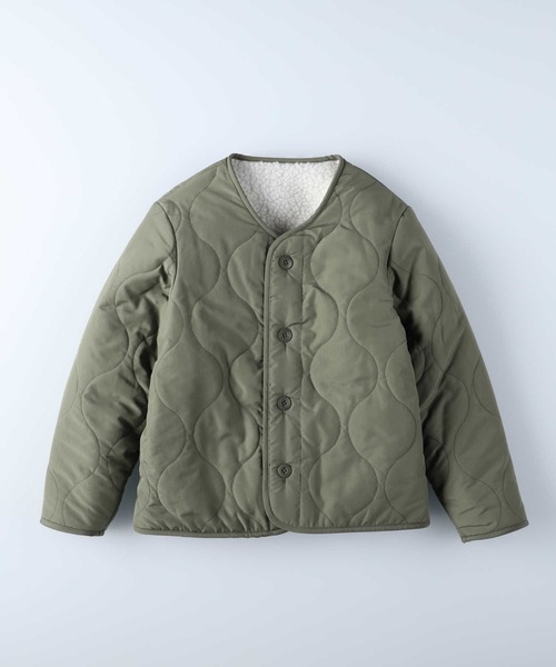 MPS(エムピーエス)の「【MPS】裏ボアキルトジャケット(ダウンジャケット/コート・キッズ・ブラック/カーキブラウン・120/130/140/150/160)」の6枚目の写真