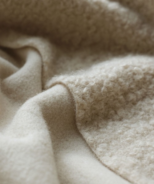 etoll.(エトル)の「フェイクリングウールオーバーカーディガン(カーディガン/ボレロ・レディース・モカ/グレイッシュベージュ/カーキ/ブラック・M)」の16枚目の写真