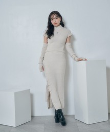 ANDGEEBEE | アームウォーマーニットセットアップ(ニット/セーター)