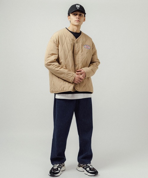 Ressaca(レサーカ)の「オーバーサイズ ワンポイントロゴ ワッペンキルト刺繍ジャケット(ブルゾン・メンズ・ブラック/カーキ/モカ・L/M)」の11枚目の写真