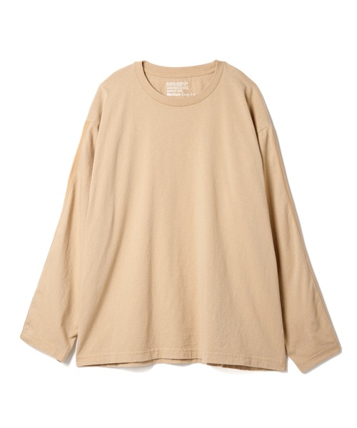 Sandinista(サンディニスタ)の「Herringbone Tape L-S Tee / 袖ヘリンボーンテープ付き長袖Tシャツ(Tシャツ/カットソー・メンズ・ホワイト/オリーブ/チャコールグレー/ベージュ/ネイビー・MEDIUM/SMALL/LARGE)」の19枚目の写真