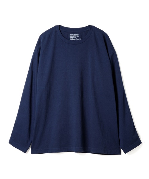 Sandinista(サンディニスタ)の「Herringbone Tape L-S Tee / 袖ヘリンボーンテープ付き長袖Tシャツ(Tシャツ/カットソー・メンズ・ホワイト/オリーブ/チャコールグレー/ベージュ/ネイビー・MEDIUM/SMALL/LARGE)」の17枚目の写真