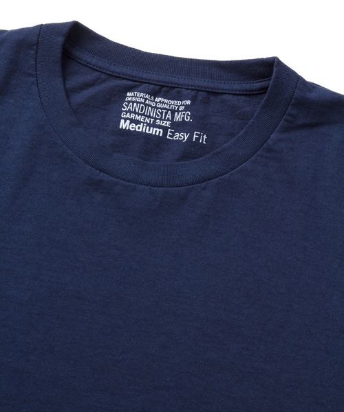 Sandinista(サンディニスタ)の「Herringbone Tape L-S Tee / 袖ヘリンボーンテープ付き長袖Tシャツ(Tシャツ/カットソー・メンズ・ホワイト/オリーブ/チャコールグレー/ベージュ/ネイビー・MEDIUM/SMALL/LARGE)」の21枚目の写真