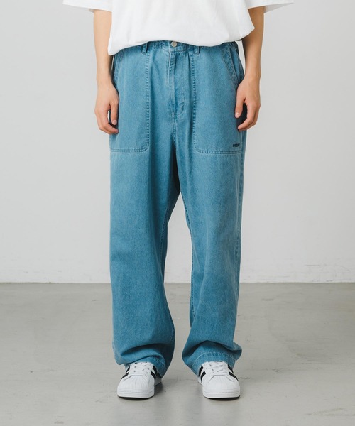 SILAS(サイラス)の「DENIM PANTS(デニムパンツ・メンズ・ブラック/ライトインディゴブルー・M/L/XL)」の3枚目の写真