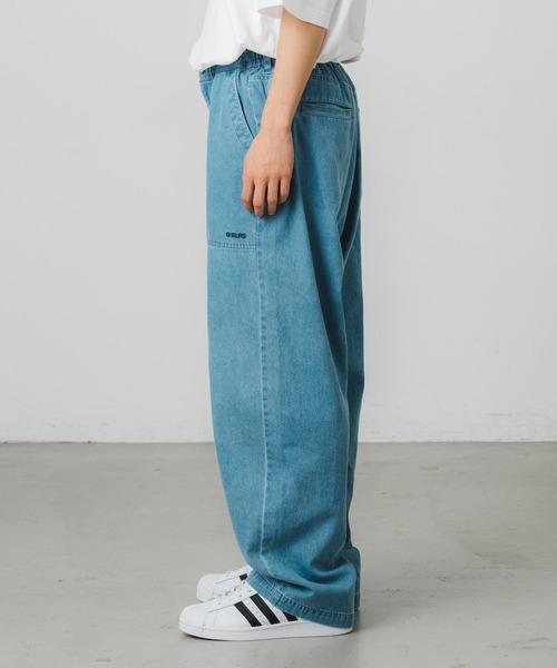 SILAS(サイラス)の「DENIM PANTS(デニムパンツ・メンズ・ブラック/ライトインディゴブルー・M/L/XL)」の4枚目の写真