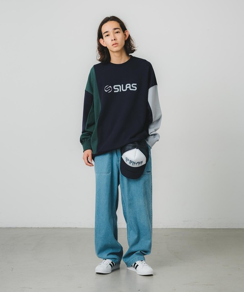 SILAS(サイラス)の「DENIM PANTS(デニムパンツ・メンズ・ブラック/ライトインディゴブルー・M/L/XL)」の21枚目の写真