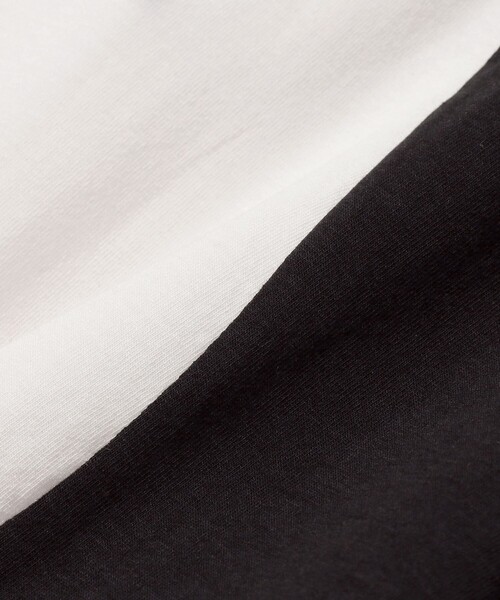 Ray BEAMS（レイビームス）の「Ray BEAMS / カーブ キリカエ バイカラー Tシャツ（Tシャツ/カットソー・レディース・ホワイト/レッド系その他・ONE SIZE）」の16枚目の写真