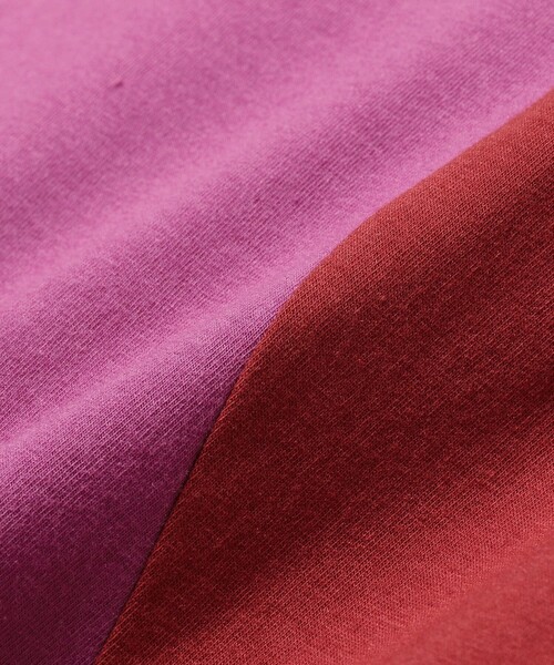 Ray BEAMS（レイビームス）の「Ray BEAMS / カーブ キリカエ バイカラー Tシャツ（Tシャツ/カットソー・レディース・ホワイト/レッド系その他・ONE SIZE）」の21枚目の写真