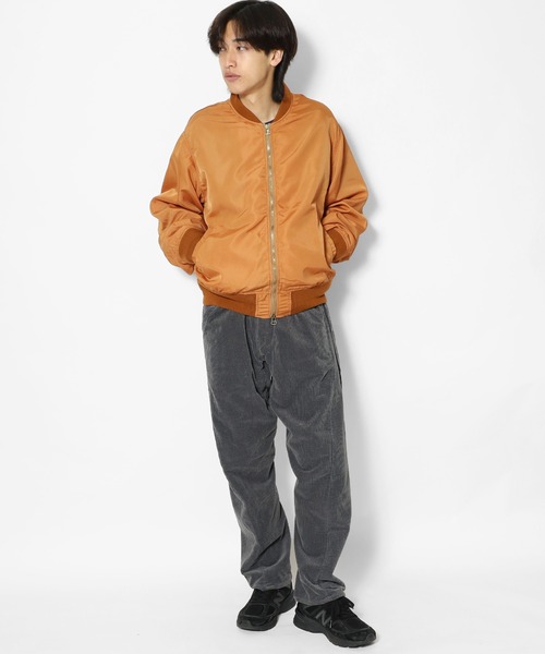 REMI RELIEF(レミレリーフ)の「REMI RELIEF/レミレリーフ スレン染め 66ナイロン MA-1(MA-1・メンズ・オリーブ/オレンジ・M/L)」の17枚目の写真