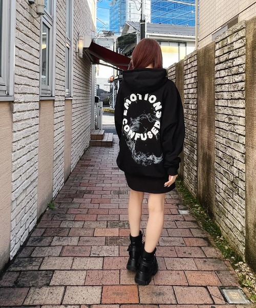 Figments（フィグメンツ）の「EMOTIONSパーカー（パーカー・レディース・ブラック・FREE）」の15枚目の写真