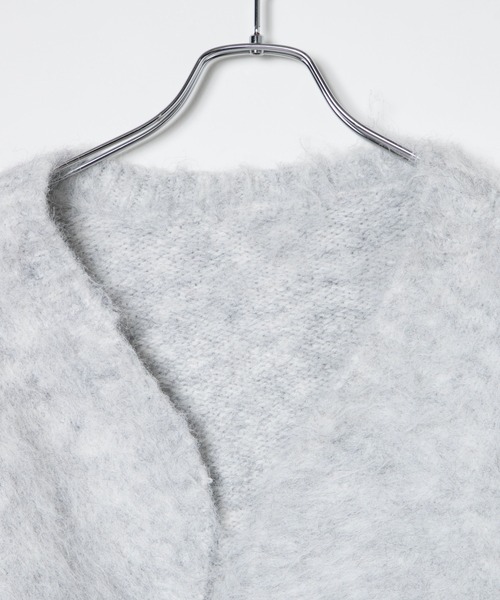 WEGO(ウィゴー)の「WEGO/メランジニットボレロ(カーディガン/ボレロ・レディース・イエロー/ピンク/ライトグレー/パープル・FREE)」の11枚目の写真