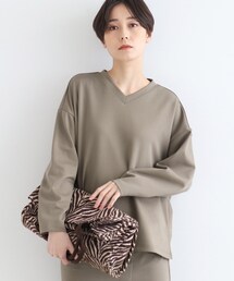 【LIFE/SETUP可能】バイカラーリバートップス