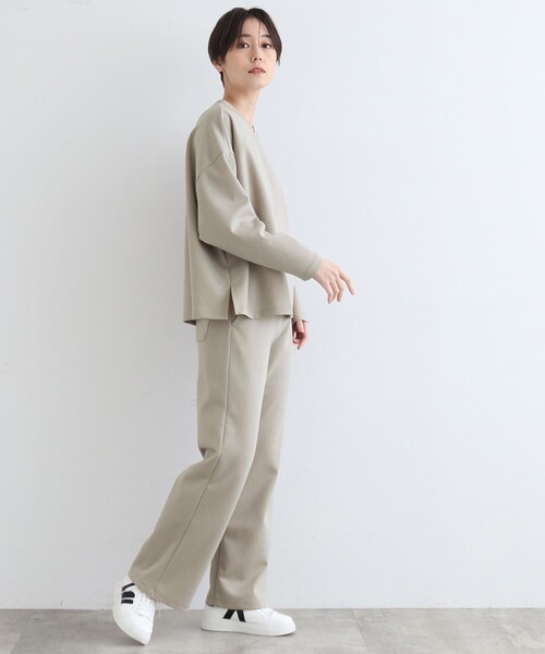 INDIVI(インディヴィ)の「【LIFE/SETUP可能】バイカラーリバートップス(Tシャツ/カットソー・レディース・ライトグレー/ブラウン系その他・34/38)」の16枚目の写真