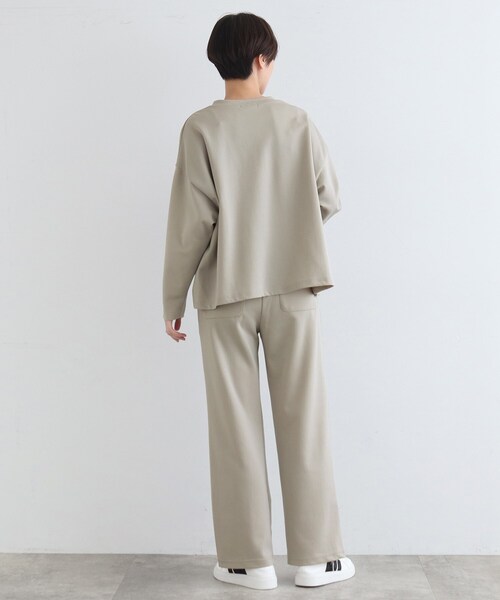 INDIVI(インディヴィ)の「【LIFE/SETUP可能】バイカラーリバートップス(Tシャツ/カットソー・レディース・ライトグレー/ブラウン系その他・34/38)」の17枚目の写真