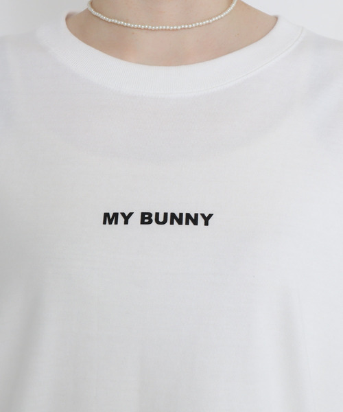 I am I in fact(アイアムアイ インファクト) run rabbit Tシャツ(95-01-CT-006-25-1) I am I in fact(アイアムアイ インファクト) run rabbit Tシャツ