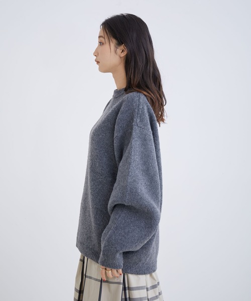 Jayro(ジャイロ)の「ゴマジャガードニットプルオーバー(ニット/セーター・レディース・レッド/チャコールグレー/ベージュ・M)」の19枚目の写真