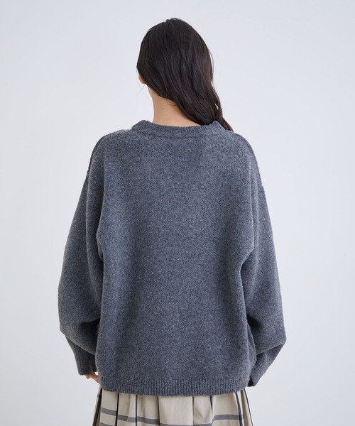 Jayro(ジャイロ)の「ゴマジャガードニットプルオーバー(ニット/セーター・レディース・レッド/チャコールグレー/ベージュ・M)」の20枚目の写真