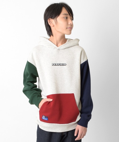GLAZOS(グラソス)の「【Penfield】裏起毛・刺繍パーカー(パーカー・キッズ・オートミール/ネイビー/パープル/マルチ/ブラック・140cm/170cm/160cm/150cm)」の11枚目の写真