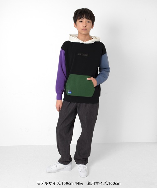 GLAZOS(グラソス)の「【Penfield】裏起毛・刺繍パーカー(パーカー・キッズ・オートミール/ネイビー/パープル/マルチ/ブラック・140cm/170cm/160cm/150cm)」の14枚目の写真