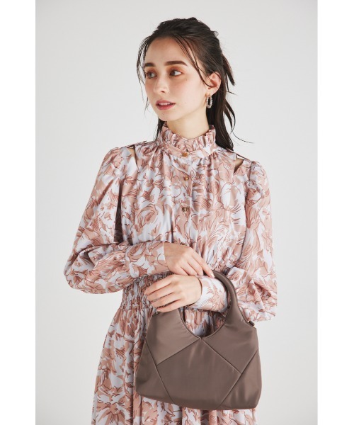 rienda（リエンダ）の「トライアングルキルティングバッグ（ショルダーバッグ・レディース・ホワイト/ブラウン/パープル・FREE）」の16枚目の写真