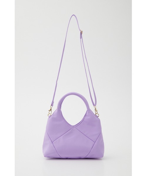 rienda（リエンダ）の「トライアングルキルティングバッグ（ショルダーバッグ・レディース・ホワイト/ブラウン/パープル・FREE）」の10枚目の写真