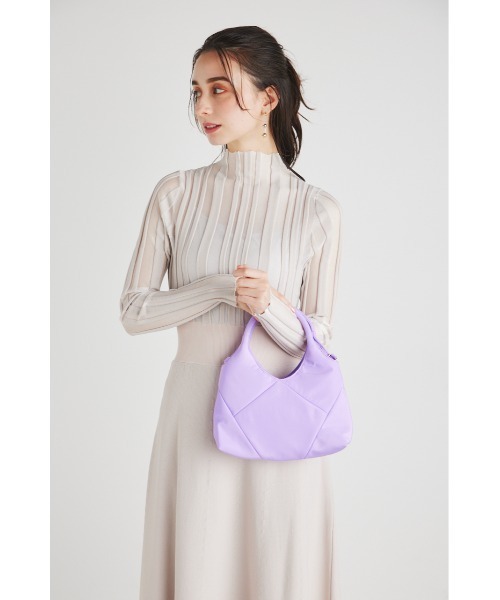 rienda（リエンダ）の「トライアングルキルティングバッグ（ショルダーバッグ・レディース・ホワイト/ブラウン/パープル・FREE）」の13枚目の写真