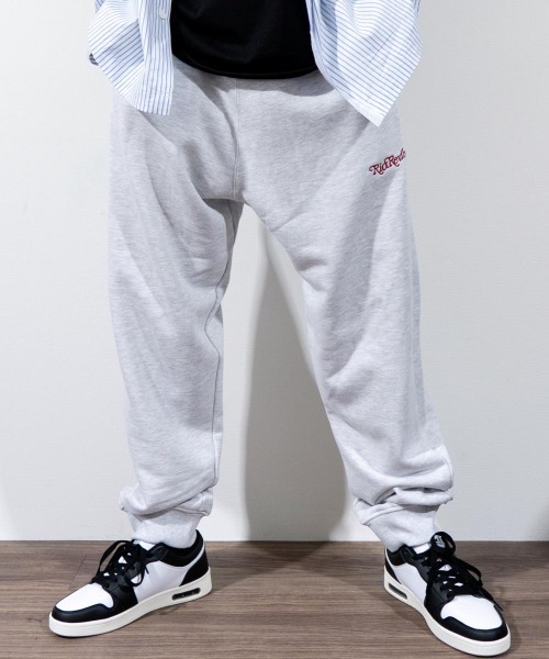 TopIsm(トップイズム)の「RIO.REVIB 裏毛バルーンジョガーパンツ(スウェットパンツ・メンズ・グリーン/グレイッシュブルー/杢グレー/オフホワイト/ブラック・XL/L/M)」の2枚目の写真