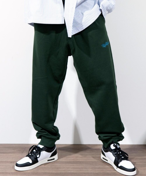 TopIsm(トップイズム)の「RIO.REVIB 裏毛バルーンジョガーパンツ(スウェットパンツ・メンズ・グリーン/グレイッシュブルー/杢グレー/オフホワイト/ブラック・XL/L/M)」の4枚目の写真