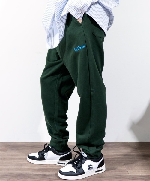 TopIsm(トップイズム)の「RIO.REVIB 裏毛バルーンジョガーパンツ(スウェットパンツ・メンズ・グリーン/グレイッシュブルー/杢グレー/オフホワイト/ブラック・XL/L/M)」の12枚目の写真