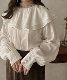 【apres jour clair】2WAYラッフルブラウス【ZOZOTOWN限定アイテム】