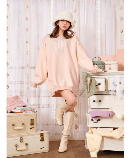 ダーリッチ　パールスプリングプルオーバーWHT +DDヘアクリップ ダーリッチ パールスプリングプルオーバーWHT +DDヘアクリップ