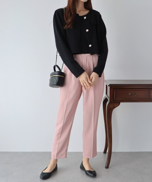 BLUEEAST（ブルーイースト）の「パールカーディガン+キャミセット（アンサンブル・レディース・ブルー/オフホワイト/ブラック/ピンク・MEDIUM）」の16枚目の写真