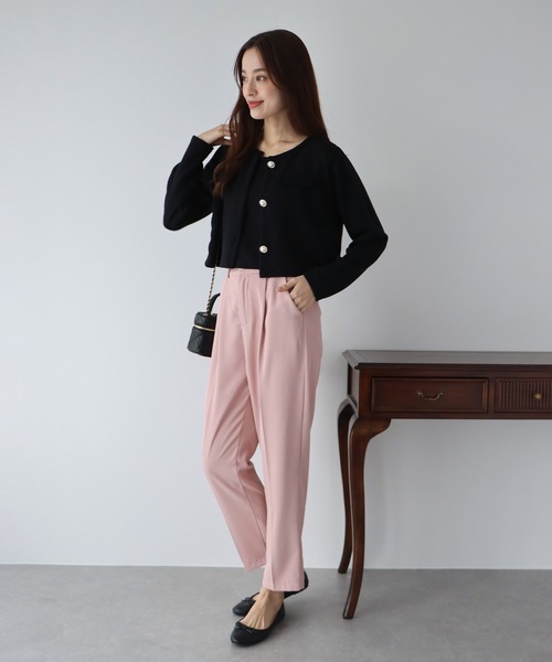 BLUEEAST（ブルーイースト）の「パールカーディガン+キャミセット（アンサンブル・レディース・ブルー/オフホワイト/ブラック/ピンク・MEDIUM）」の17枚目の写真