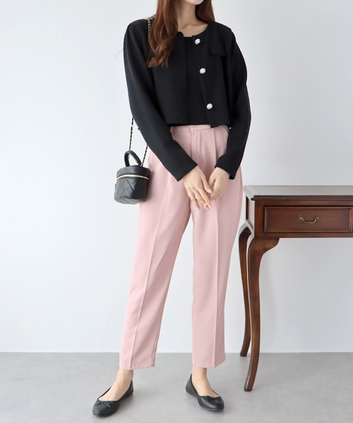 BLUEEAST（ブルーイースト）の「パールカーディガン+キャミセット（アンサンブル・レディース・ブルー/オフホワイト/ブラック/ピンク・MEDIUM）」の20枚目の写真