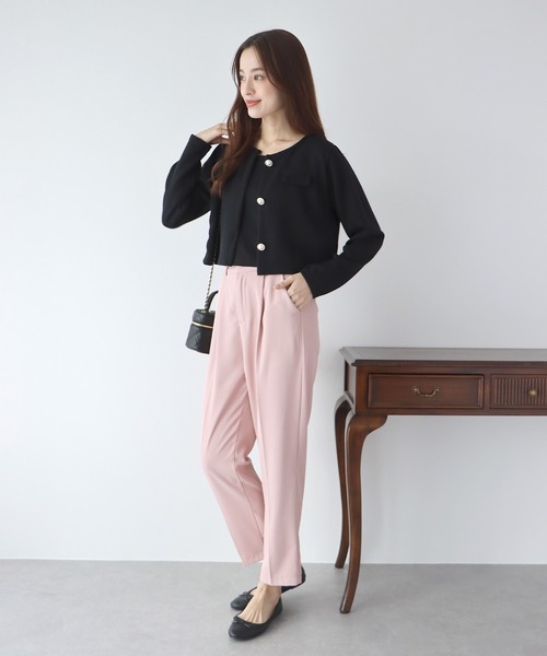 BLUEEAST（ブルーイースト）の「パールカーディガン+キャミセット（アンサンブル・レディース・ブルー/オフホワイト/ブラック/ピンク・MEDIUM）」の19枚目の写真