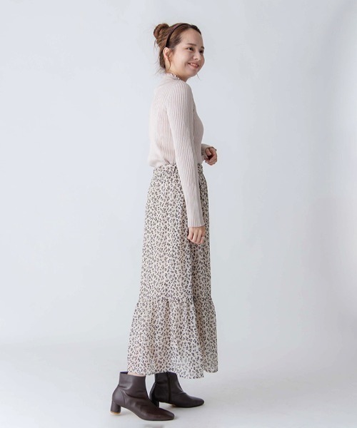 flower（フラワー）の「シックティアードスカート2（スカート・レディース・アイボリー・FREE）」の3枚目の写真