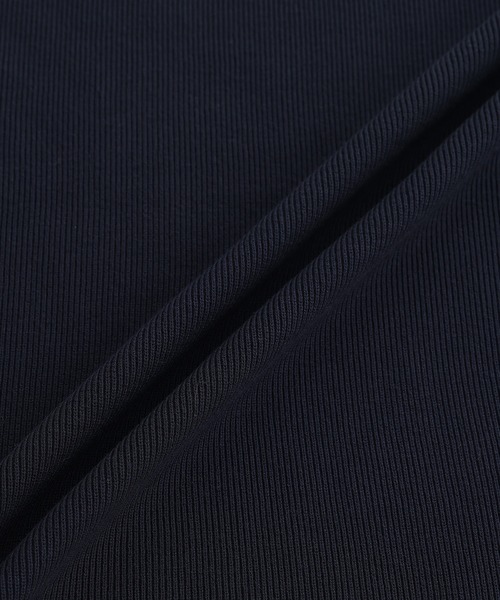 ADAM ET ROPE'(アダムエロペ)の「片畦 Vネック オーバー ニット ベスト(ベスト・メンズ・ブルー系その他/オフホワイト/ブラック・M/L)」の16枚目の写真
