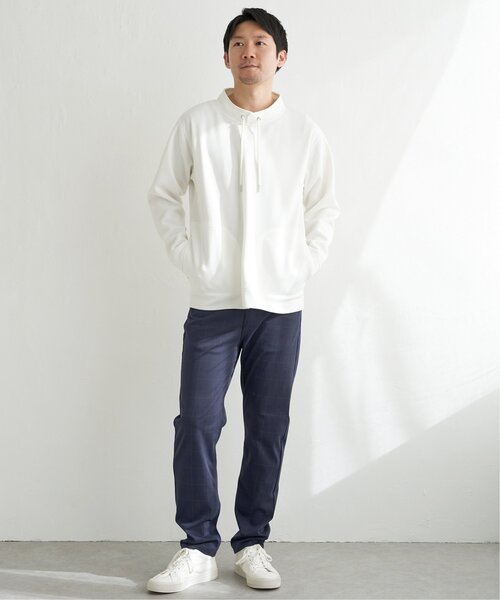 ikka（イッカ）の「【抗菌防臭】セイケツWフェイス鹿の子ルーイーカラー（パーカー・メンズ・ピンク/ライトグレー/スカイブルー/ホワイト・L/M/XL/S）」の6枚目の写真