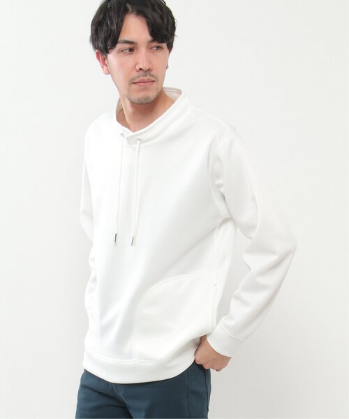 ikka（イッカ）の「【抗菌防臭】セイケツWフェイス鹿の子ルーイーカラー（パーカー・メンズ・ピンク/ライトグレー/スカイブルー/ホワイト・L/M/XL/S）」の12枚目の写真