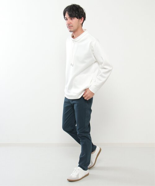 ikka（イッカ）の「【抗菌防臭】セイケツWフェイス鹿の子ルーイーカラー（パーカー・メンズ・ピンク/ライトグレー/スカイブルー/ホワイト・L/M/XL/S）」の13枚目の写真
