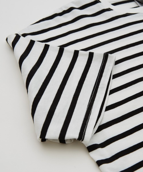 improves（インプローブス）の「【improves】ボーダー 半袖 Tシャツ（Tシャツ/カットソー・メンズ・ブラック×ホワイト/ホワイト×ブラック/ホワイト×ブルー・MEDIUM/X-LARGE/LARGE）」の12枚目の写真