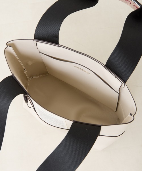 THEATRE PRODUCTS(シアタープロダクツ)の「【THEATRE PRODUCTS】フェイクレザートートバッグ(トートバッグ・レディース・ブラック/アイボリー・FREE)」の20枚目の写真