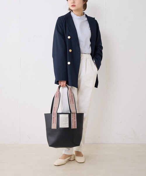 THEATRE PRODUCTS(シアタープロダクツ)の「【THEATRE PRODUCTS】フェイクレザートートバッグ(トートバッグ・レディース・ブラック/アイボリー・FREE)」の17枚目の写真