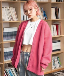 PBLIM | PAGEBOYLIM/ワッフルカラーカーデ(カーディガン/ボレロ)